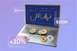 AI automated trading system technology visualization on Solar Kryptium
